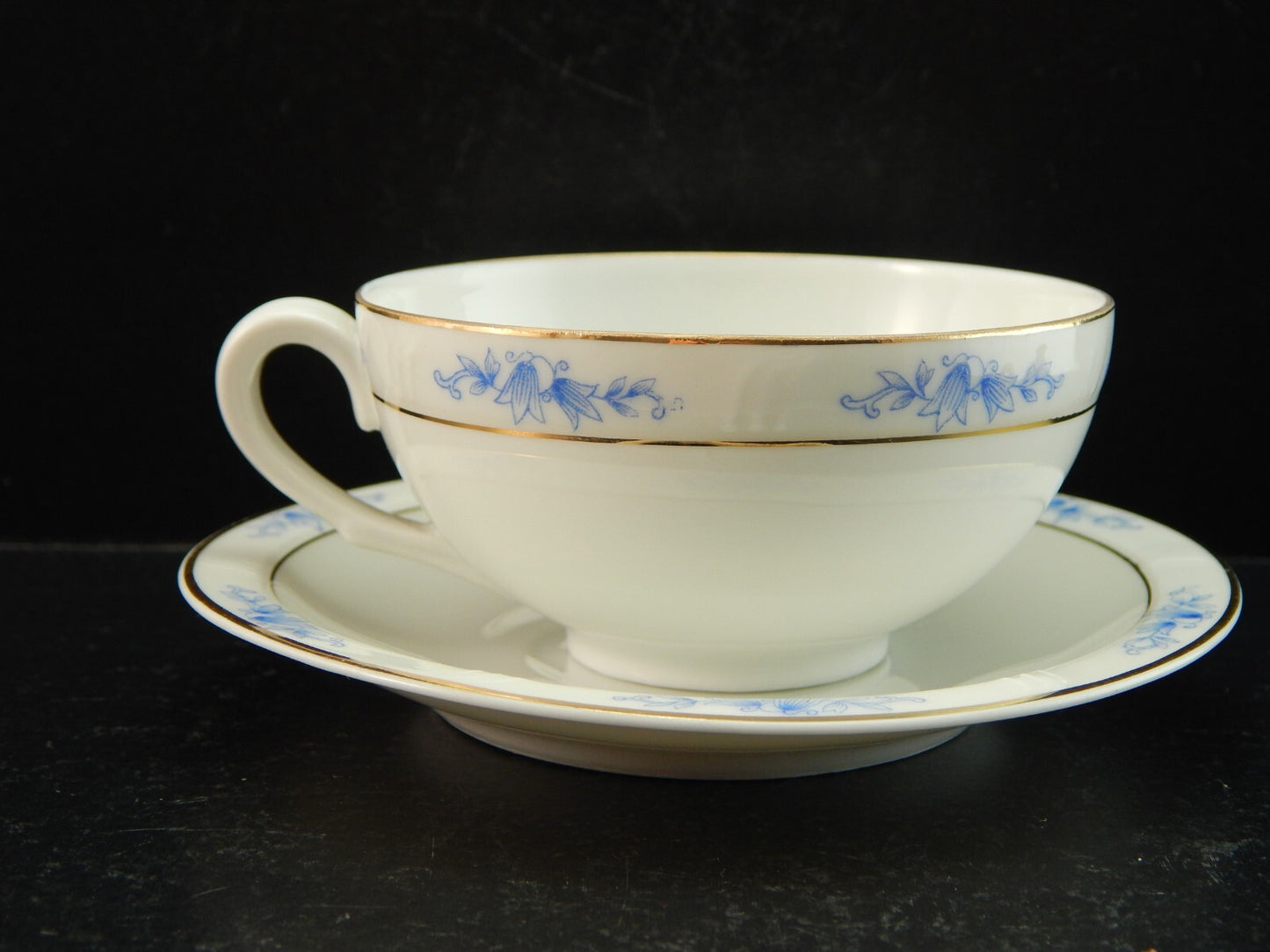 ANTICO 1945 ART DECO PREZIOSO SERVIZIO CAFFE' PORCELLANA H & C CHODAU BOHEMIA