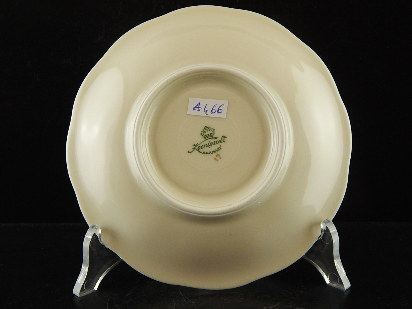 ANTICO PREZIOSA TAZZA TÈ PORCELLANA KOENIGSZELT BAVARIA MODELLO CHARLOTTE