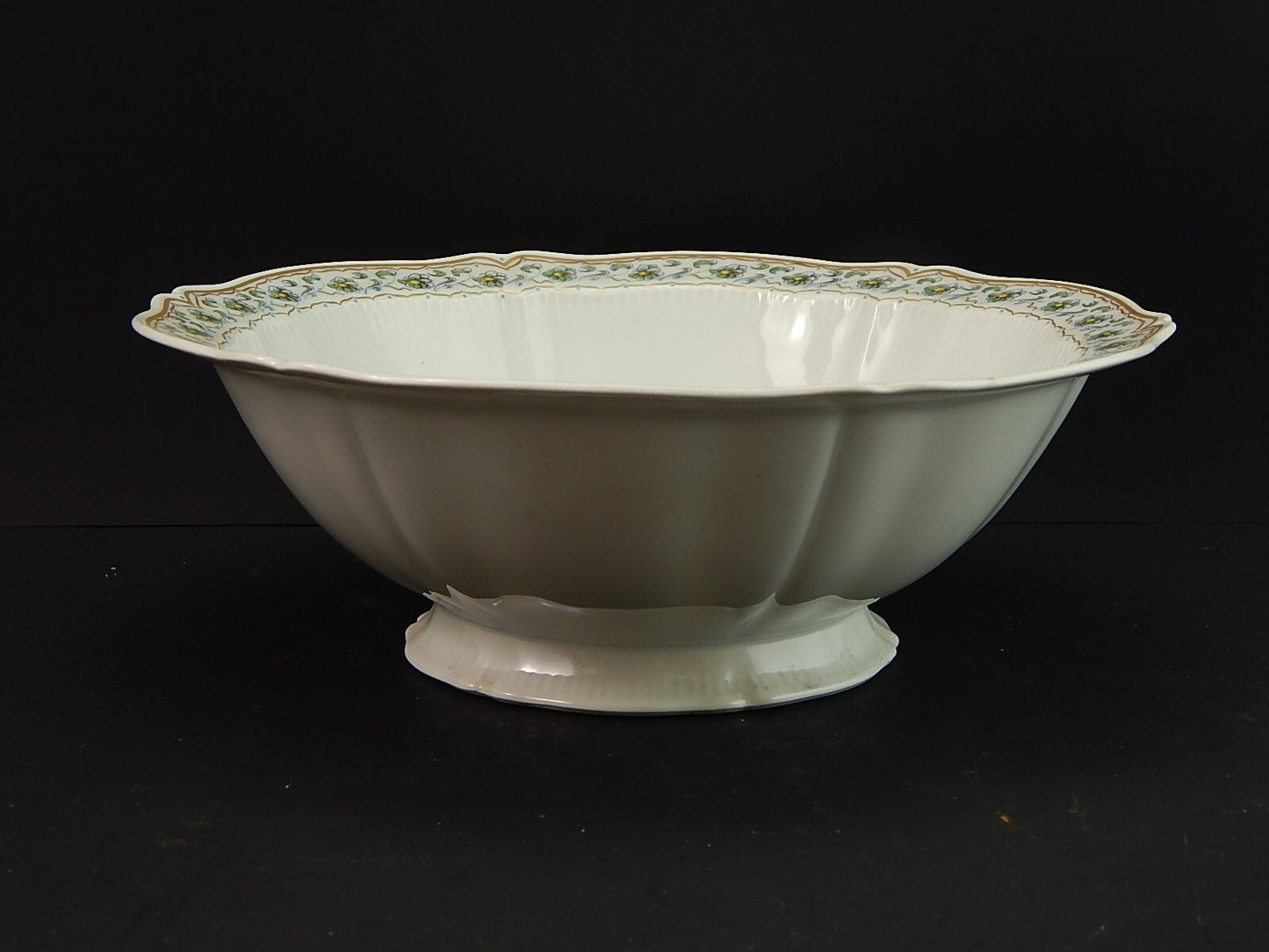 VINTAGE ELEGANTE INSALATIERA CENTROTAVOLA PORCELLANA LIMOGES HAVILAND