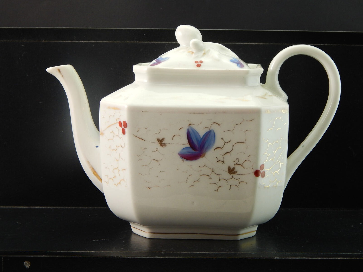 ANTICA PREZIOSA TEIERA IMPERO VECCHIO PARIGI PORCELLANA PRIMO 800