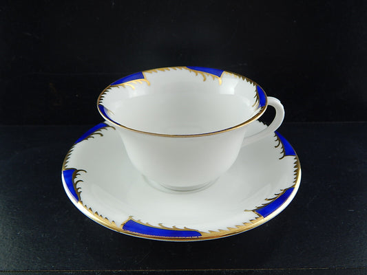 ANTICO RARO PREZIOSO SERVIZIO TÈ PORCELLANA WÜRTTEMBERG BAUER & PFEIFFER 1904-34