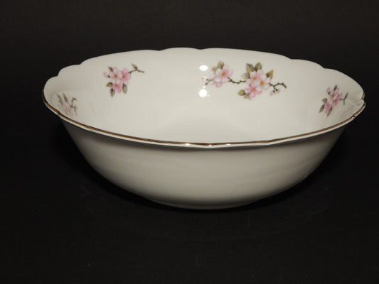 VINTAGE INSALATIERA PORCELLANA SELTMANN WEIDEN BAVARIA FIORI DI PESCO INKA