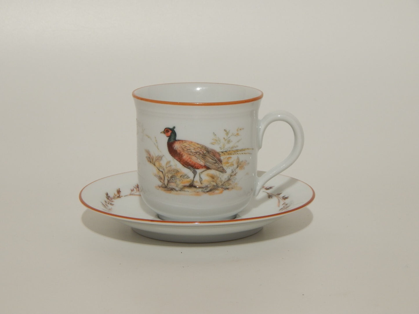 VINTAGE TAZZA TE' CAFFE' PORCELLANA SELTMANN WEIDEN MADS STAGE FAGIANO