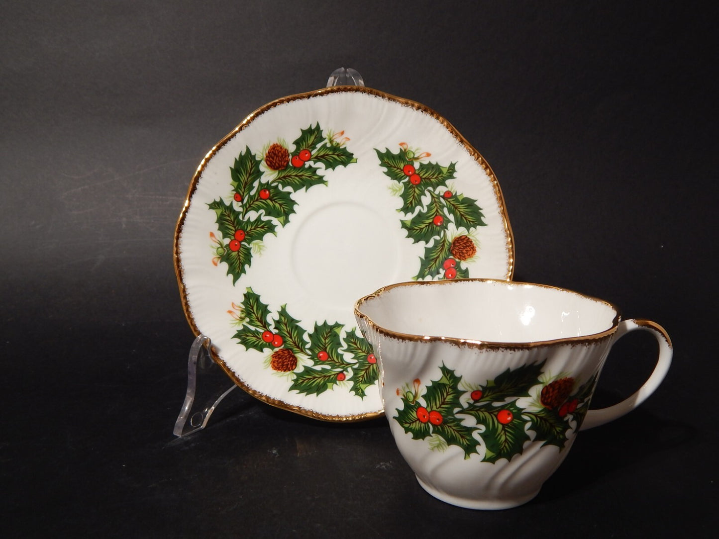 RETRO' PREZIOSA PORCELLANA INGLESE QUEEN'S ROSINA TAZZA TE' JULETIDE IDEA REGALO