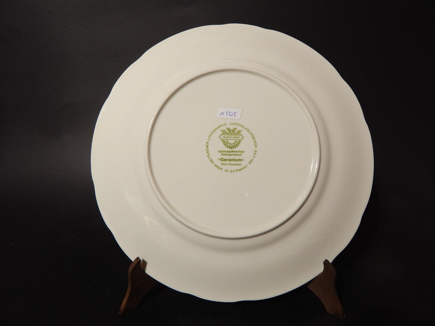 VILLEROY&BOCH PORCELLANA COLLEZIONE GERANIUM PIATTO PIANO CM 26