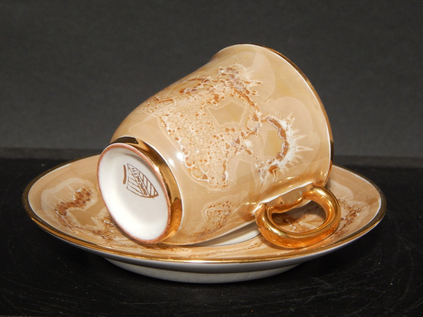 VINTAGE TAZZA CAFFE' CERAMICA MADE IN ITALY CERAMISTA BRUNO GIACHETTI