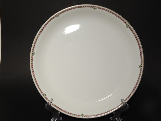 ANTICO ART DECO VASSOIO FONDO PIATTO PORCELLANA HEINRICH &CO BAVARIA LA FAYETTE