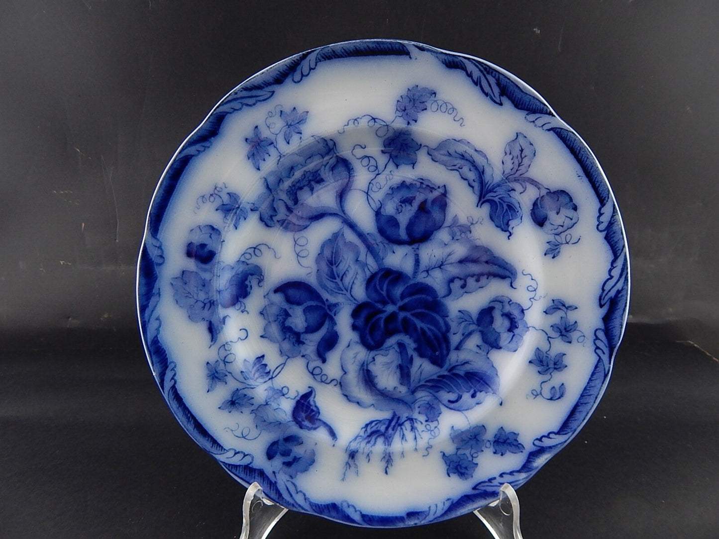 ANTICO RARO PIATTO PORCELLANA WEDGWOOD WATER NYMPH DIPINTO MANO FINE '800 #8736