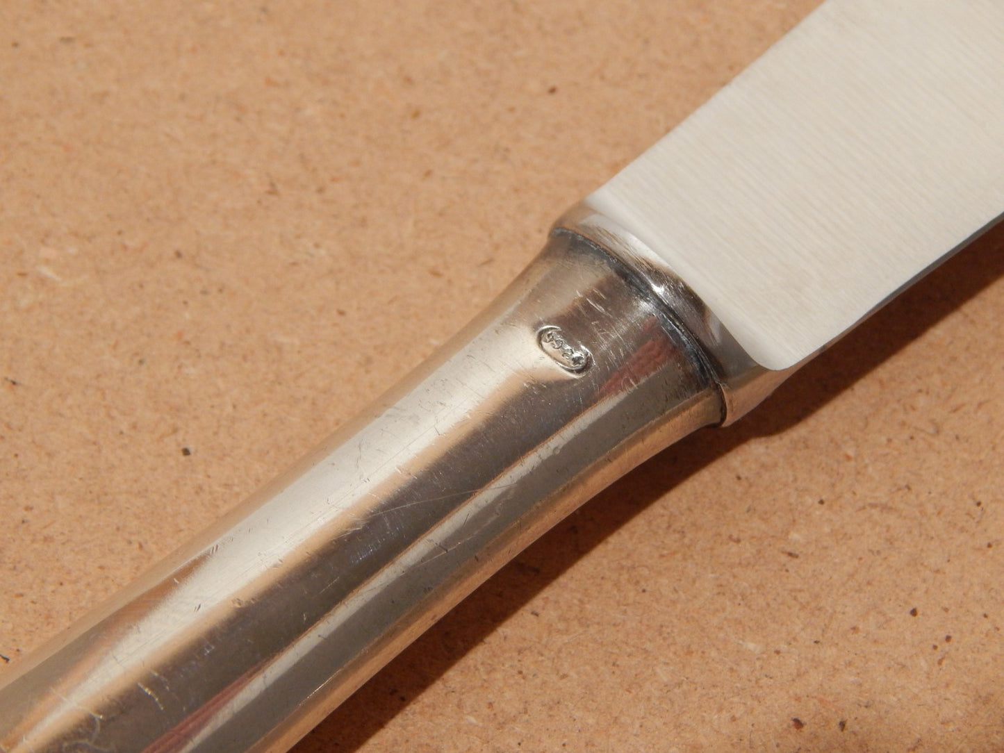 MODERNARIATO ARGENTERIA SAMBONET AS SERVIZIO POSATE ALPACCA ARGENTATE LAME INOX