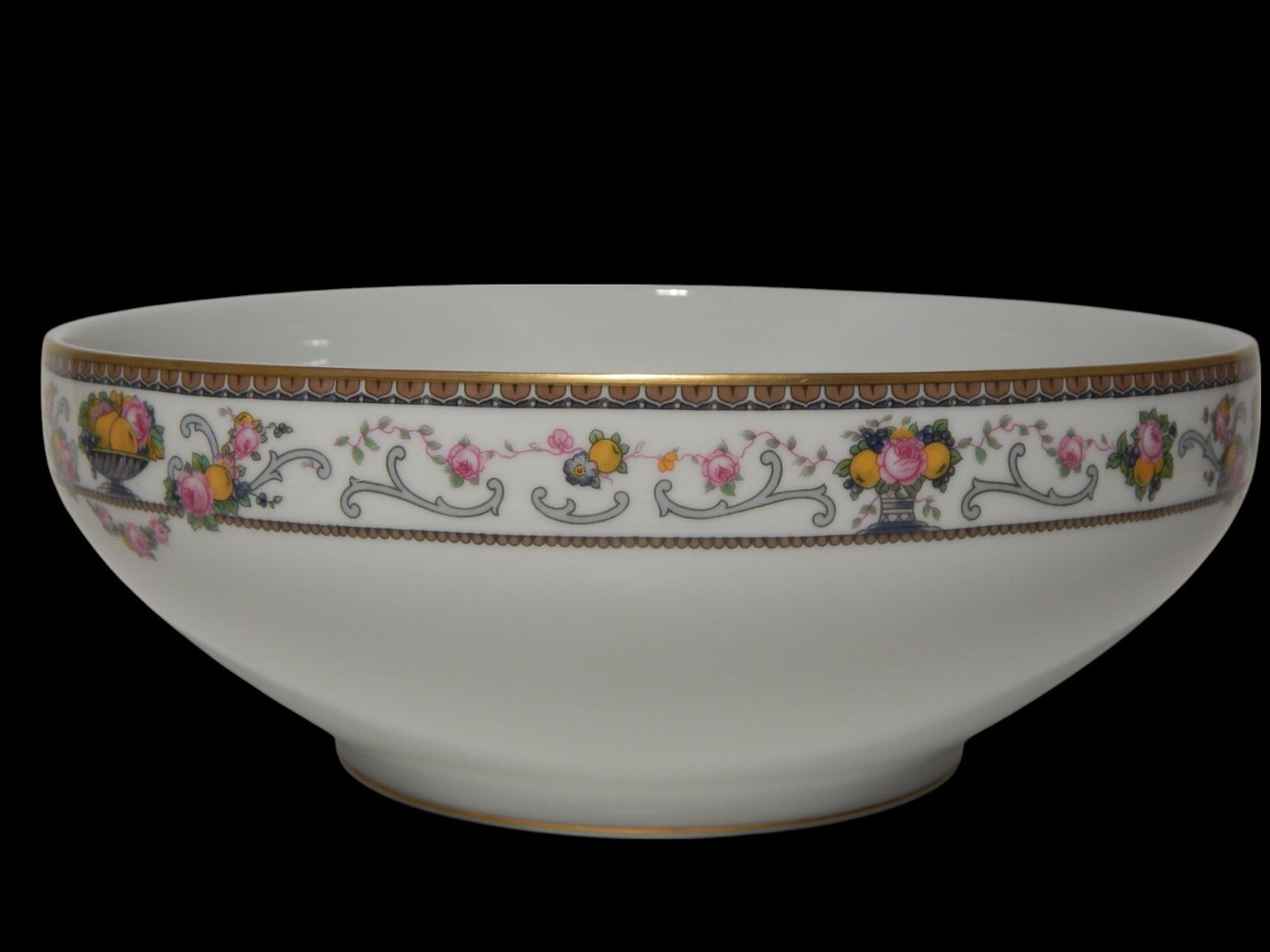 VINTAGE SERVIZIO TAVOLA PIATTI PORCELLANA ROSENTHAL CLASSIC ROSE GRECA FRUTTI