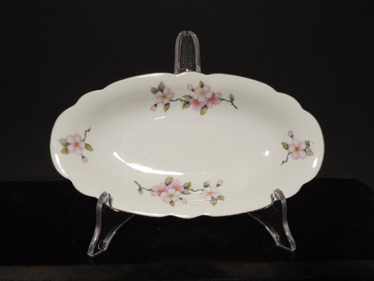 VINTAGE RAVIERA PORCELLANA SELTMANN WEIDEN BAVARIA FIORI DI PESCO MODELLO NORA