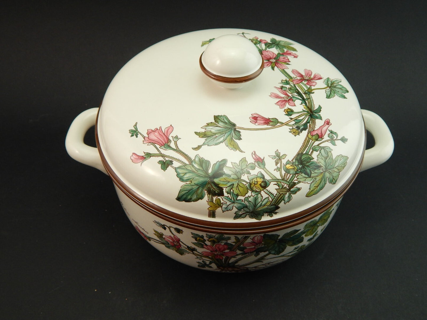 VINTAGE VILLEROY&BOCH ZUPPIERA CENTROTAVOLA PORCELLANA COLLEZIONE BOTANICA