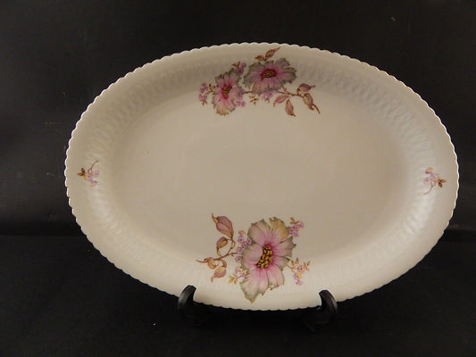 ANTICO RARO VASSOIO PIATTO OVALE PORCELLANA SELTMANN WEIDEN BAVARIA ELISABETH