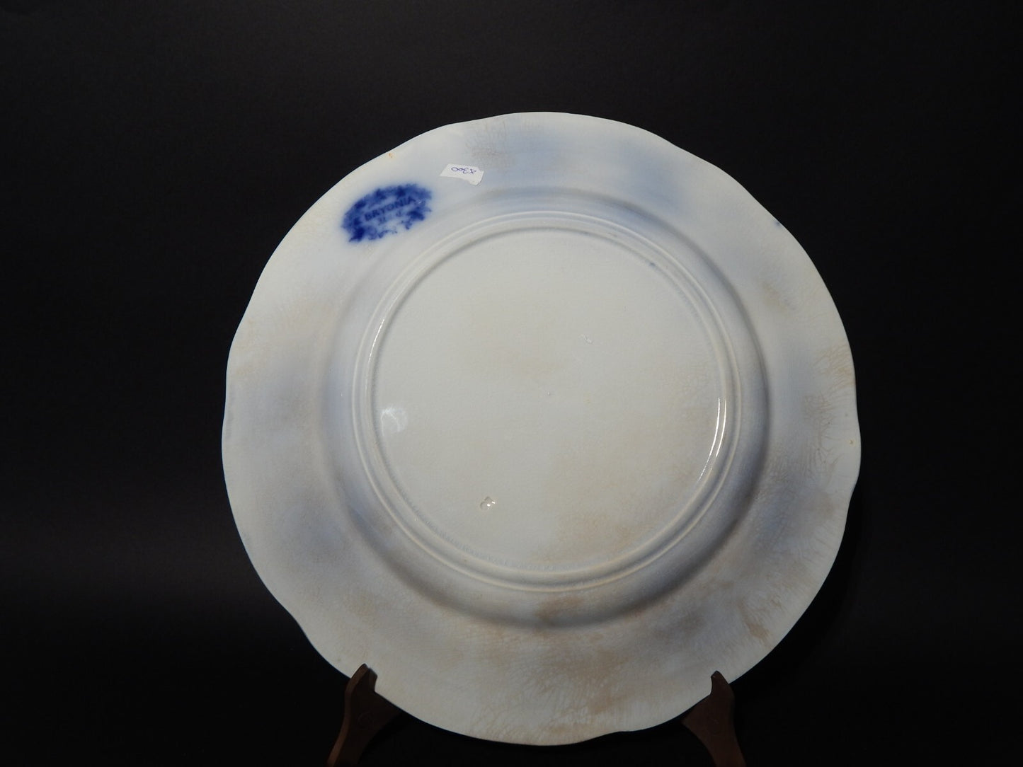 ANTICO VASSOIO PIATTO PORTATA SARREGUEMINES U&C BRYONIA CERAMICA ART NOUVEAU 800