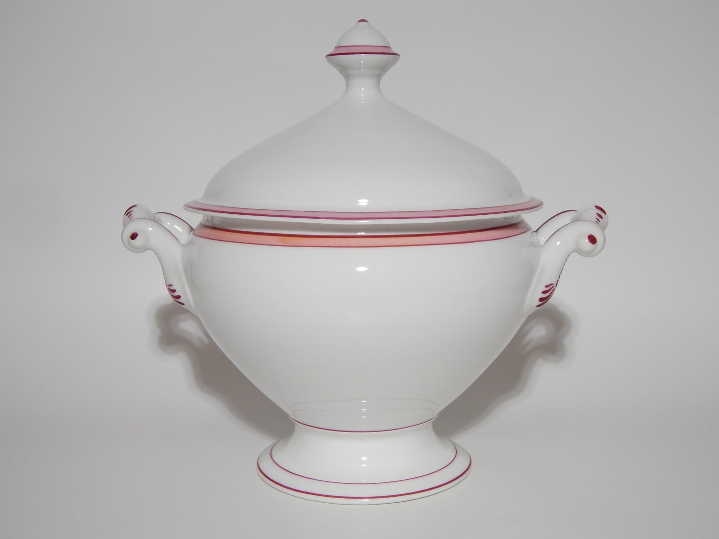 ANTICA PROBABILE MANIFATTURA HAVILAND ZUPPIERA CENTROTAVOLA PORCELLANA FINE 800