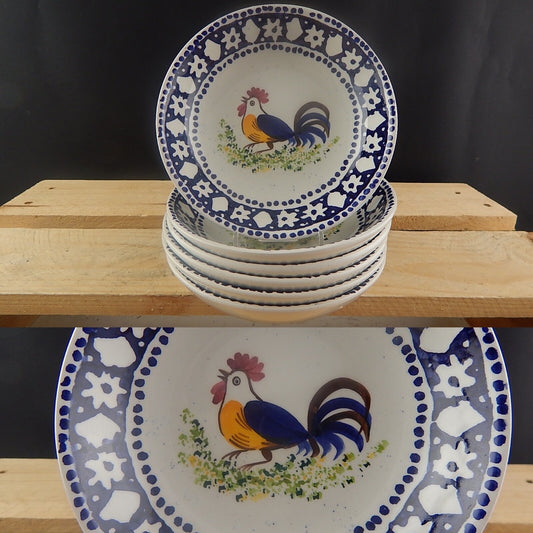 VINTAGE CIOTOLA GELATO CEREALI CERAMICA VEDOVA BESIO & FIGLIO MONDOVI' GALLO