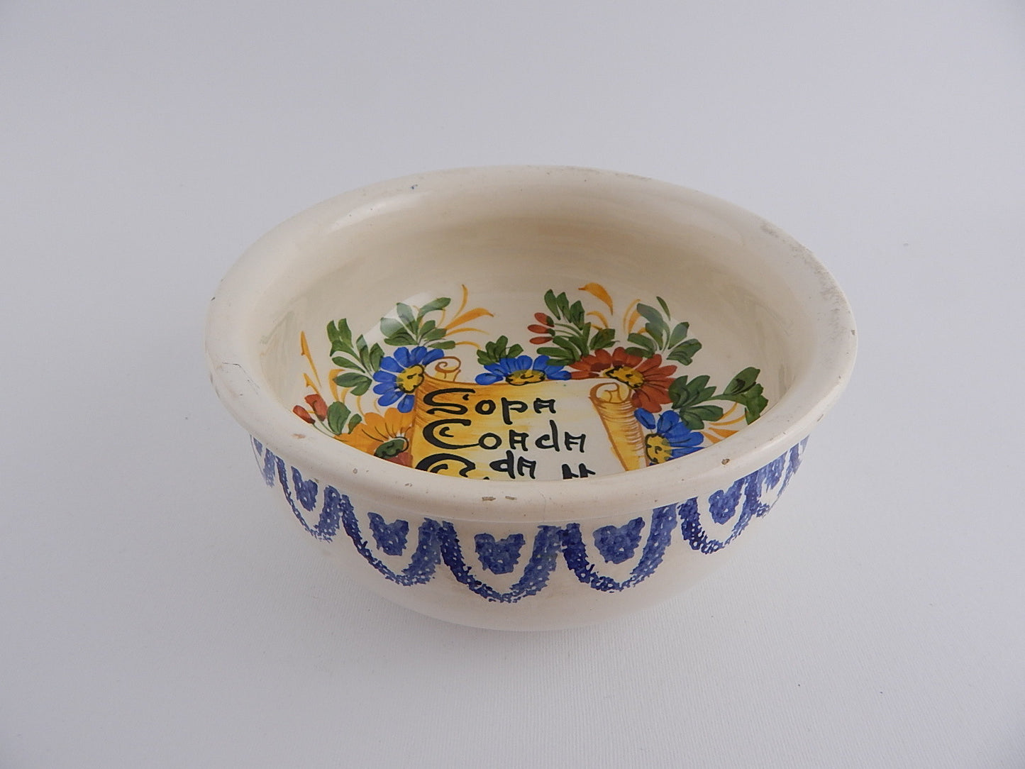 PIATTO CERAMICA BASSANO BUON RICORDO SOPA COADA RISTORANTE GIGETTO MIANE TREVISO