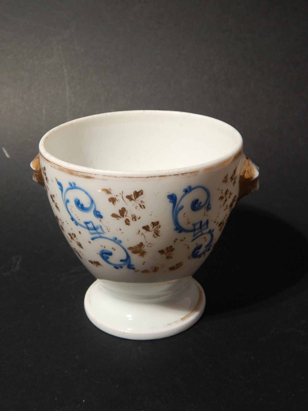 ANTICA PREZIOSA POTICHE URNA IMPERO VECCHIO PARIGI PORCELLANA PRIMO 800