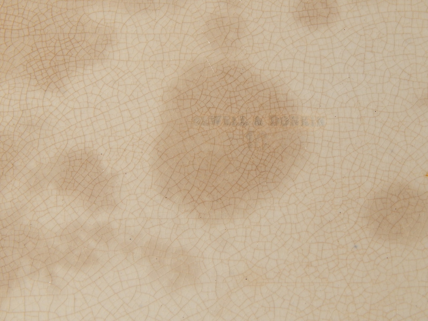 ANTICO VASSOIO CERAMICA TRANSFERWARE WILLOW BLU META' 800 IMPROVED STONE WARE