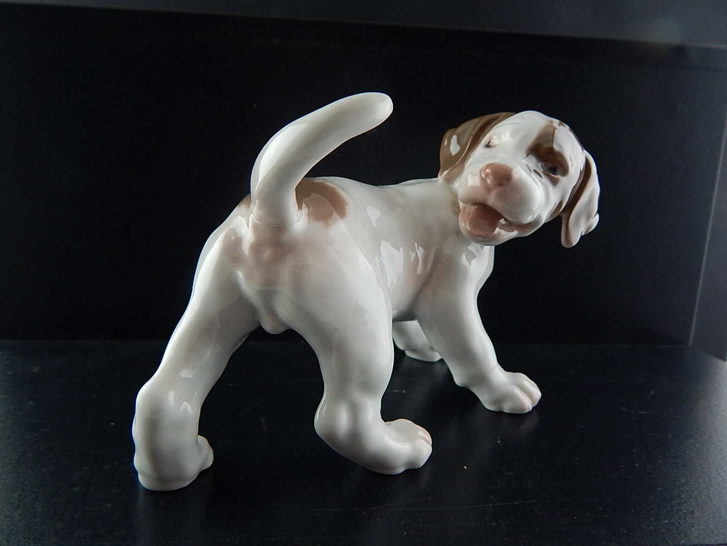 ROYAL COPENHAGEN BING&GRONDAHL AUTENTICA STATUINA PORCELLANA CUCCIOLO POINTER
