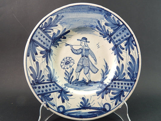 ARTE POVERA PIATTO CERAMICA SPAGNOLA CATALANA GUIVERNAU PRIMA META' 900 #2011