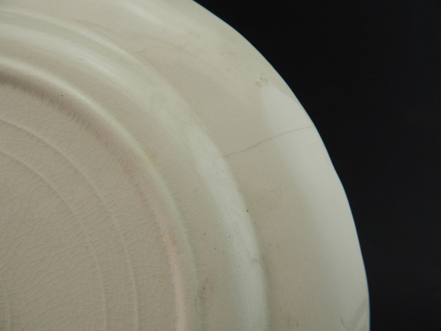 ANTICO PIATTO SEMI PORCELLANA RICHARD CERAMICHE MILANO DECORO FERRARA #1787