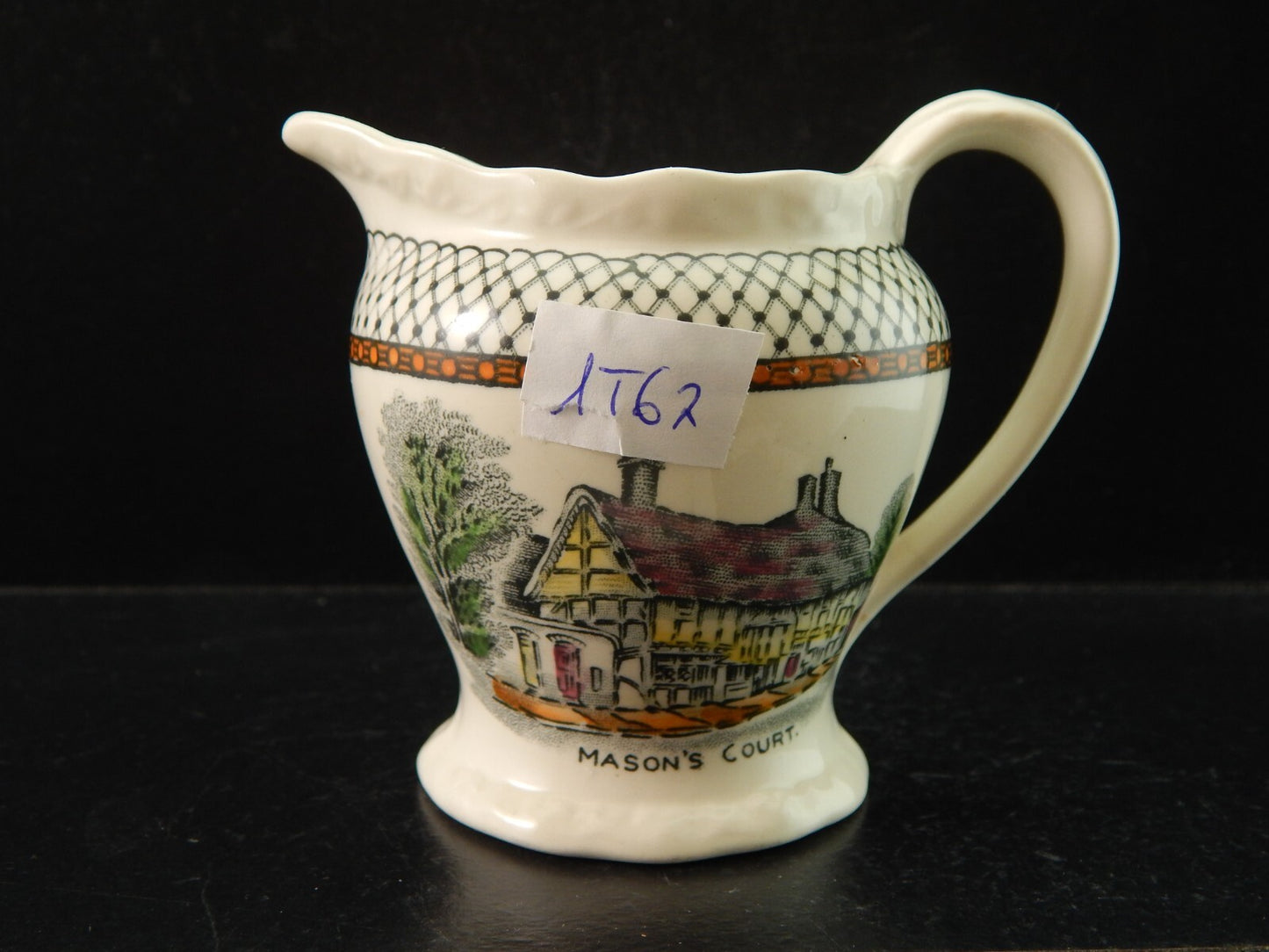 LATTIERA BRICCO CERAMICA ANTICA SHAKESPEARE LAND MYOTT SON & CO 1830 HANLEY