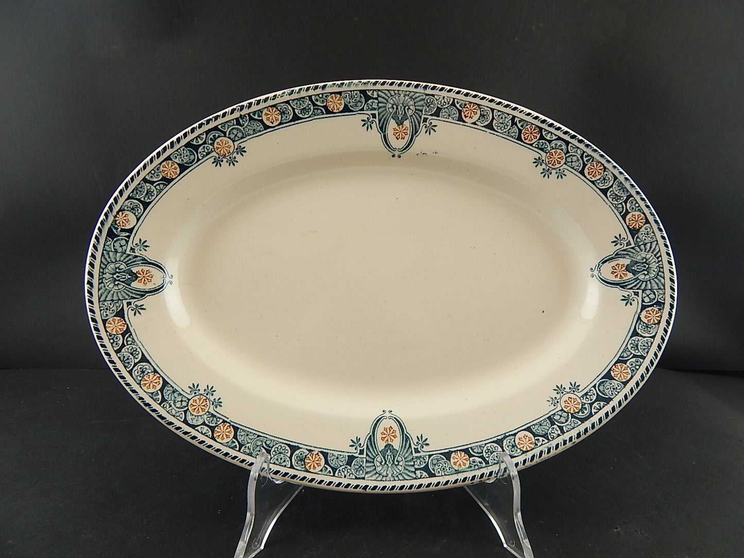 ANTICO RARO SERVIZIO PIATTI TAVOLA LIBERTY CERAMICA LONGWY MODELLO LONDRES