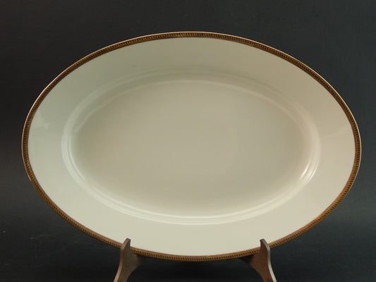 ANTICO PREZIOSO VASSOIO OVALE IMPERO PORCELLANA RICHARD GINORI DOCCIA DEL 1939 #
