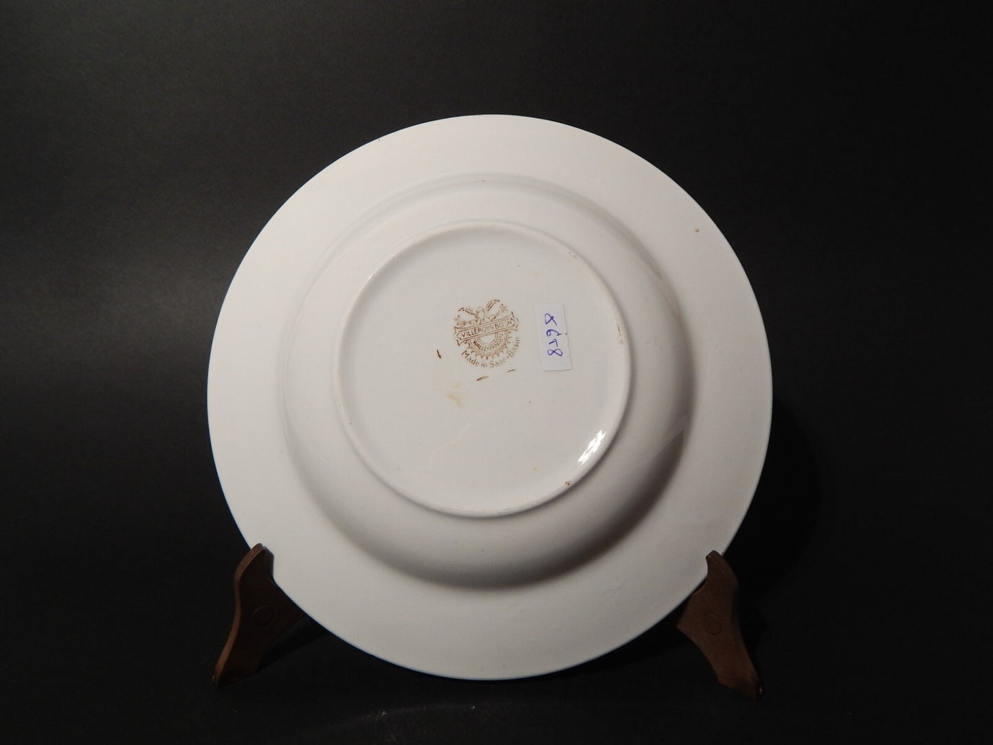 ANTICO 1920 PIATTO FONDO PORCELLANA VILLEROY&BOCH SAAR BASIN ASIATIC PHEASANT ##