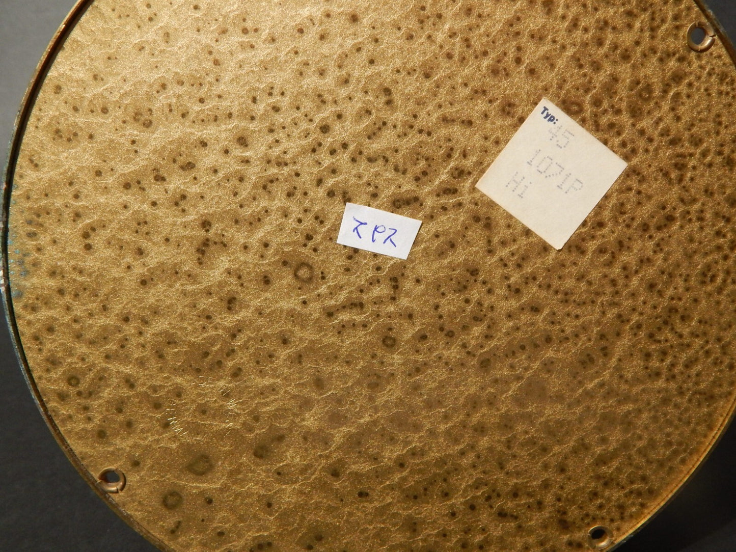 VINTAGE BAROMETRO ANEROIDE ROYAL MARINER SCHATZ OTTONE E VETRO WEST GERMANY