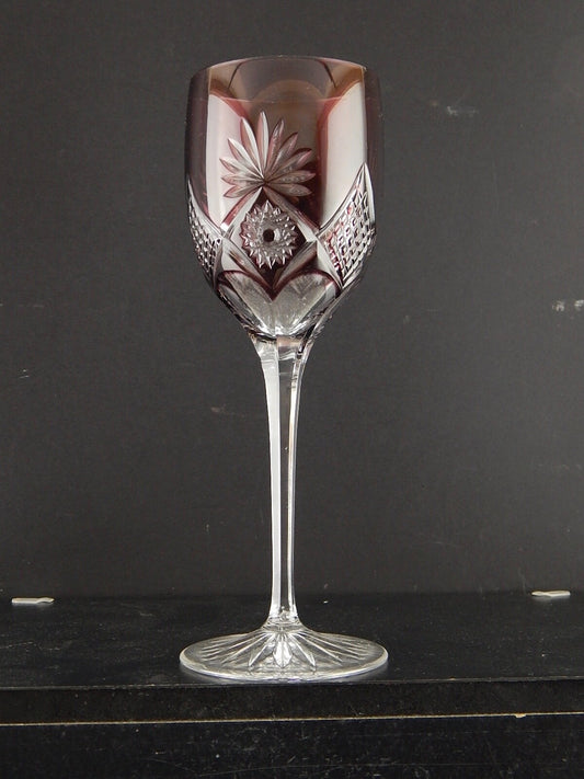 PREZIOSO VINTAGE BICCHIERE CALICE CRISTALLO GERMANIA MOLATO NACHTMANN