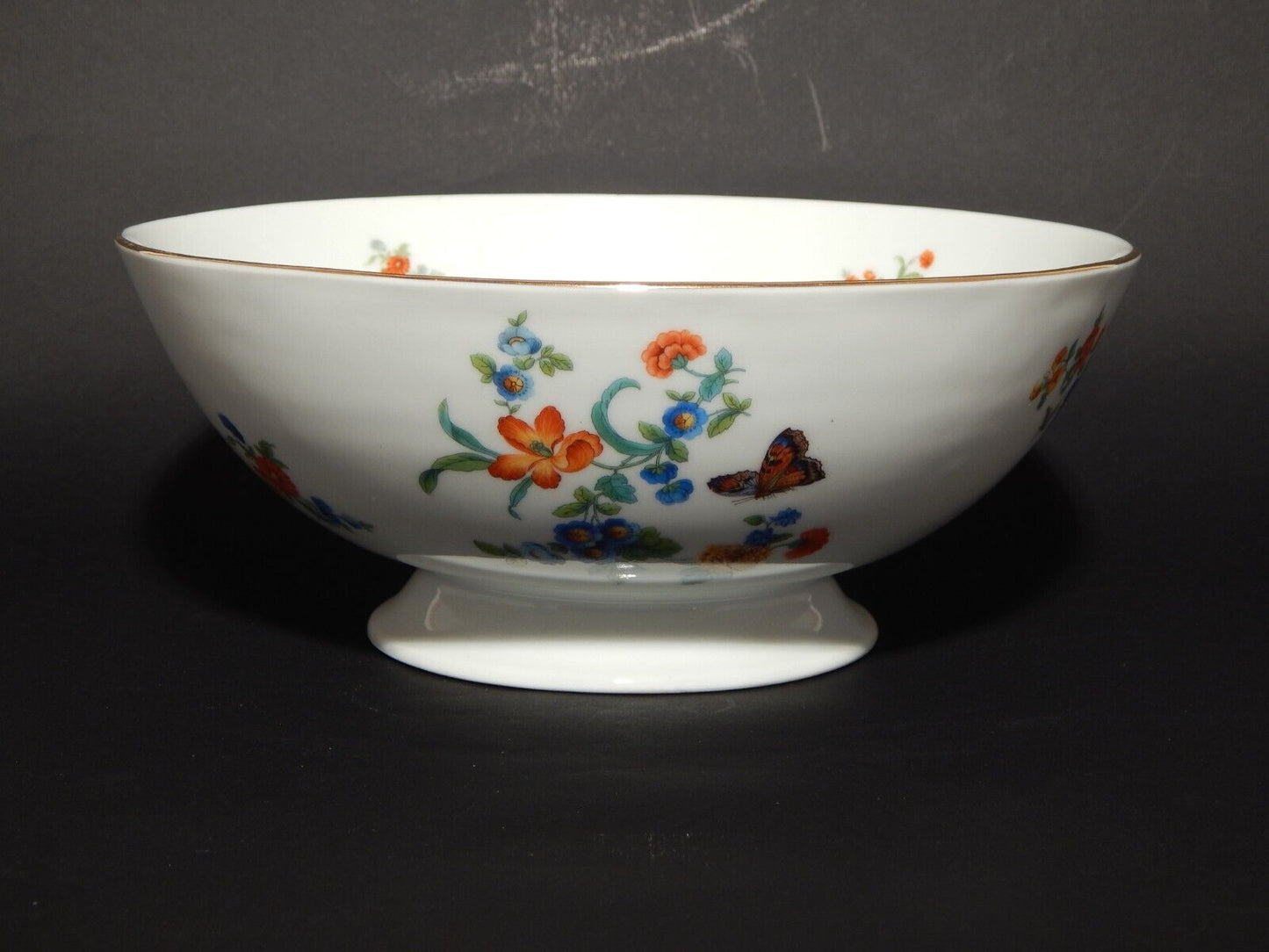 ANTICA CIOTOLA INSALATIERA PORCELLANA ART NOUVEAU SUISSE LANGENTHAL PRIMO '900