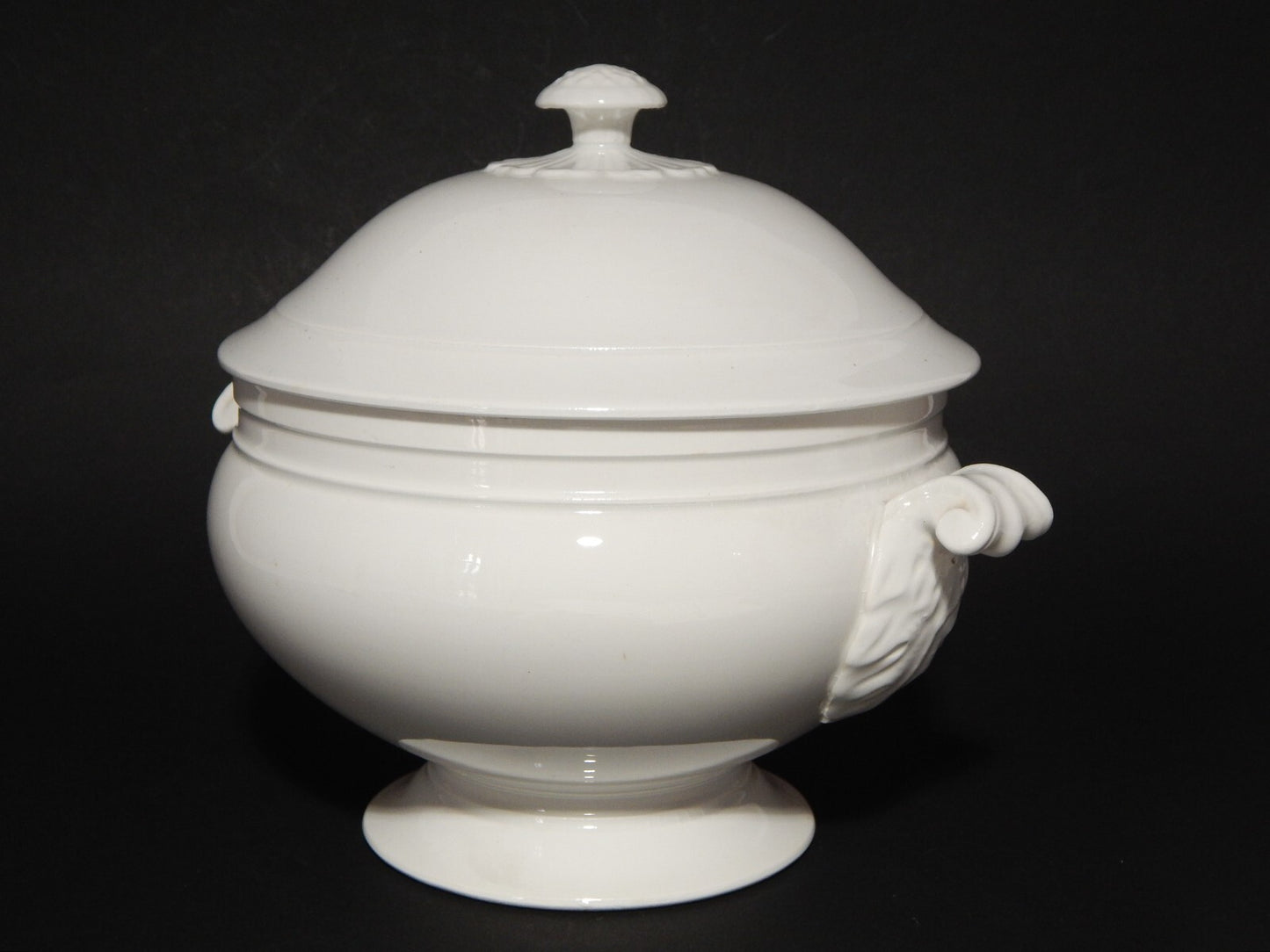 ANTICA ZUPPIERA STILE IMPERO CENTROTAVOLA CERAMICA ITALIA LAVENO VERBANUM STONE