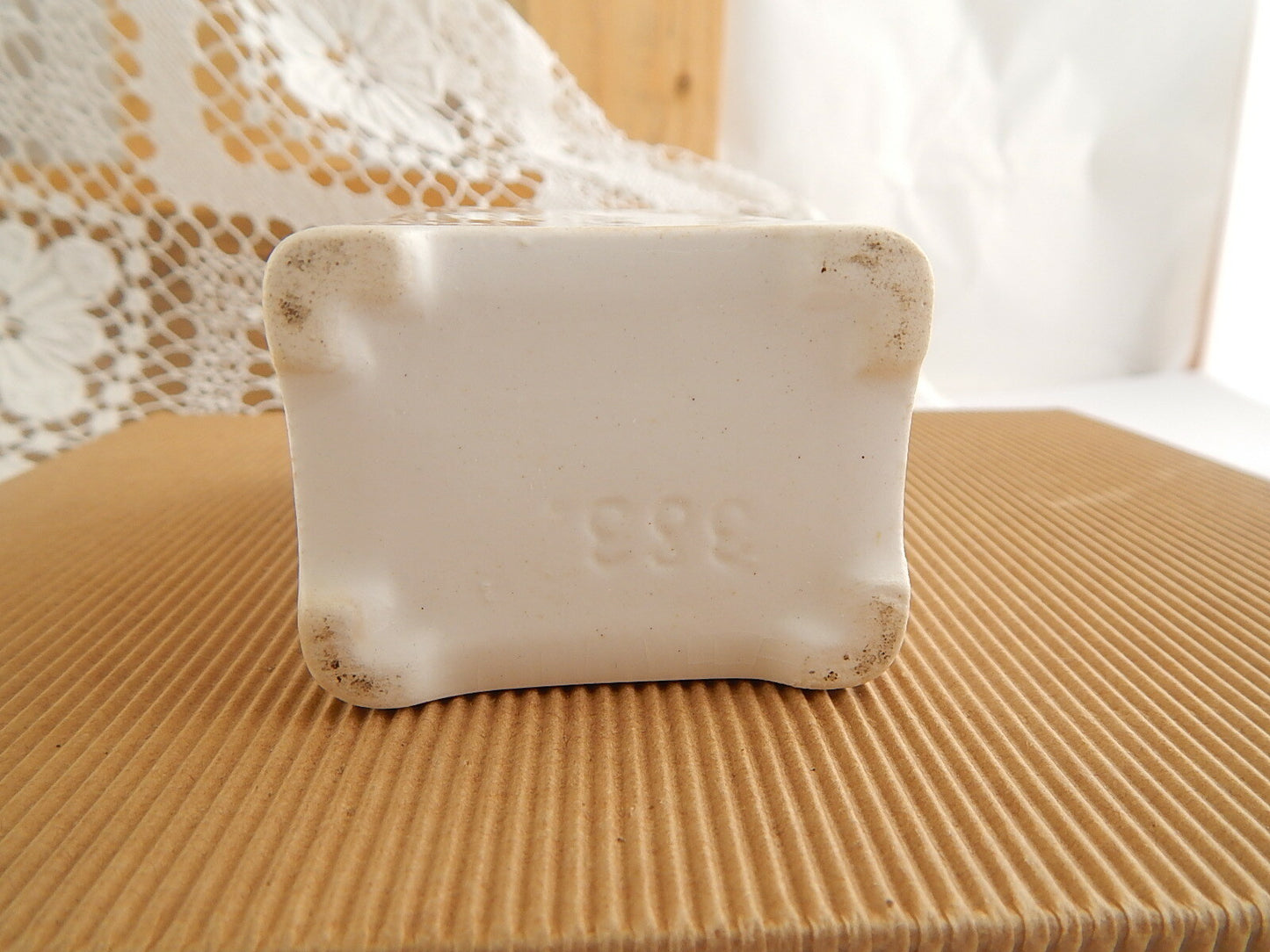 ANTICO BARATTOLO CERAMICA CUCINA ART DECO PRIMO 900 PEPE DECORO BLU