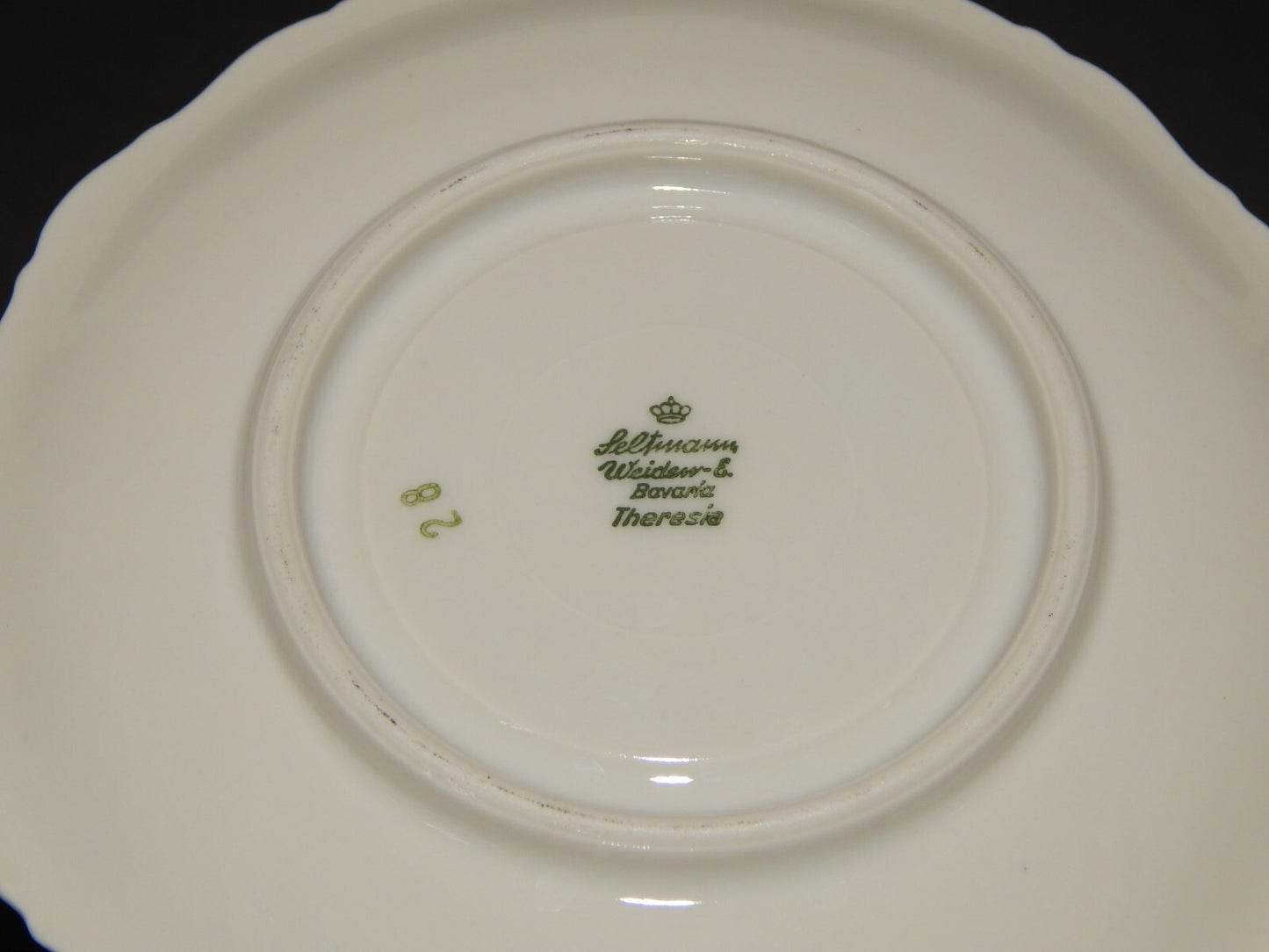 ANTICA TAZZINA CAFFE' PORCELLANA ARABESCHI ORO BAVARIA SELTMANN THERESIA