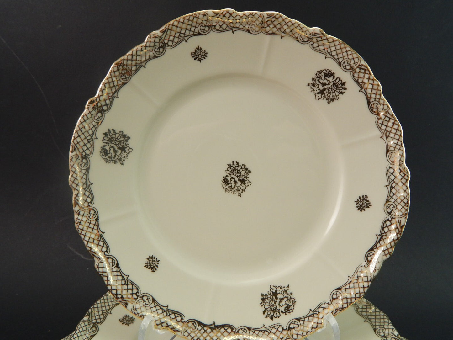 ANTICO SERVIZIO DESSERT 7 PIATTI PORCELLANA VOHENSTRAUSS BAVARIA SELTMANN