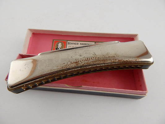 VINTAGE ARMONICA A BOCCA UNSERE LIEBLINGE M. HOHNER HARMONIKAS