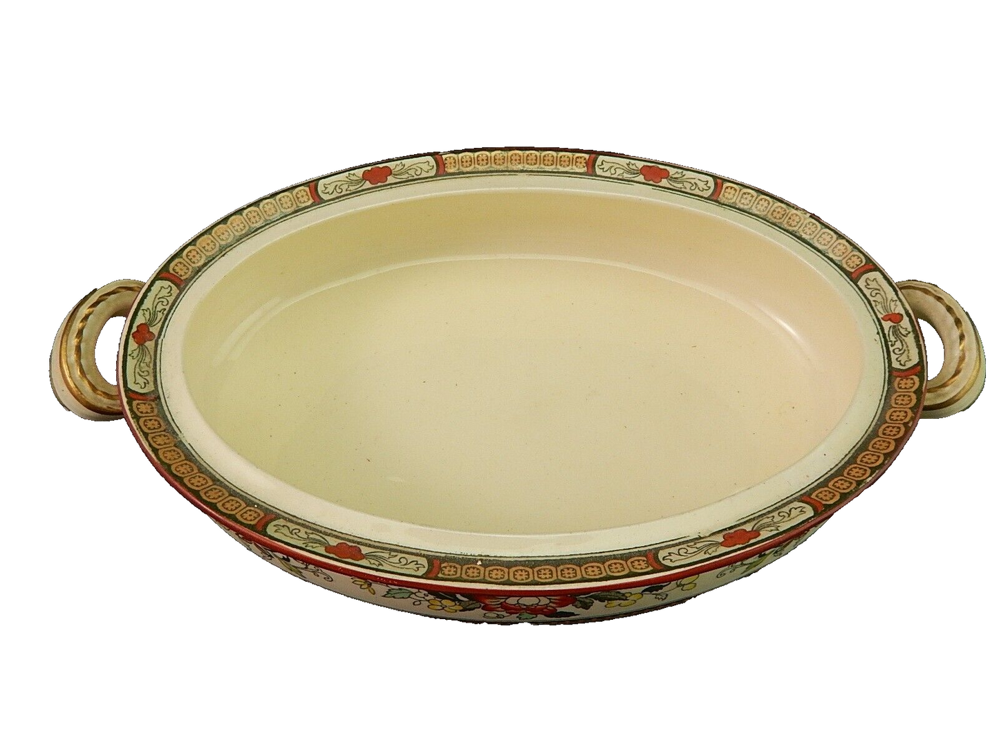 ANTICA 1880 ZUPPIERA LEGUMIERA SEMI PORCELLANA INGLESE BISHOP POWELL & STONIER