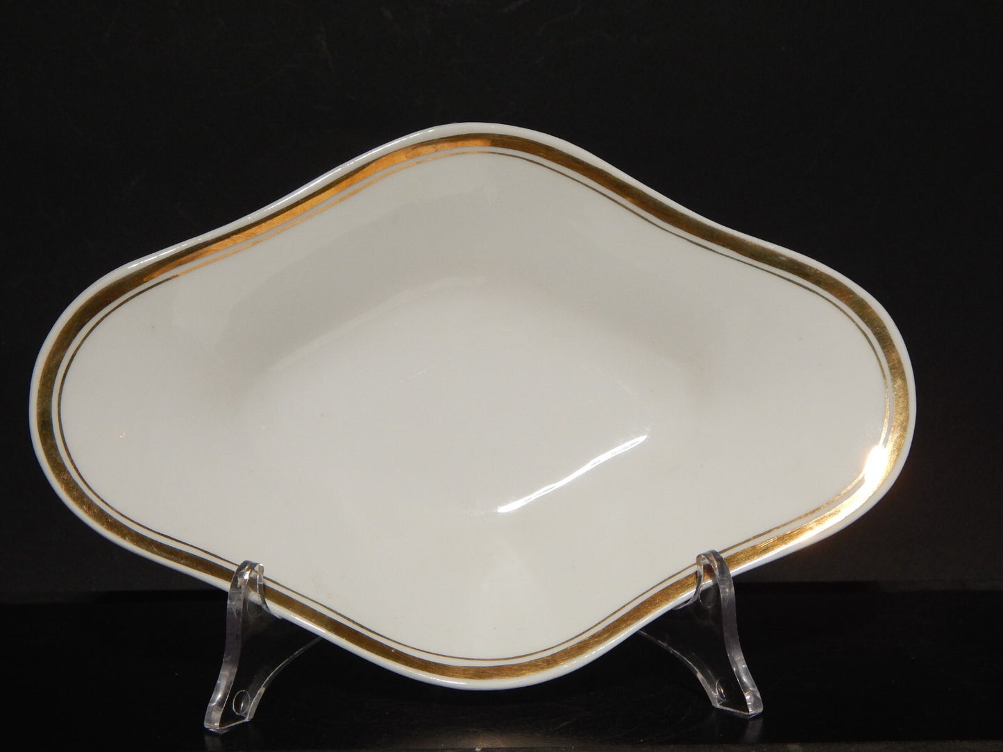 ANTICA PREZIOSA PORCELLANA RAVIERA VASSOIO IMPERO C. TIELSCH ALTWASSER FINE 800