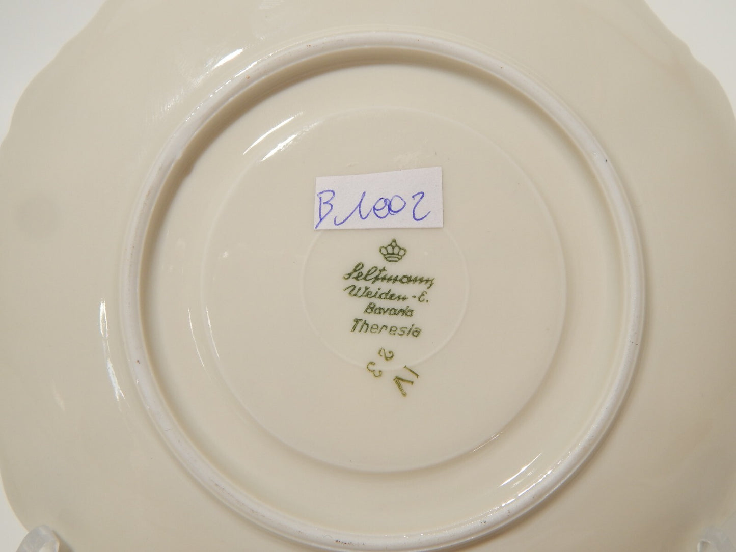 ANTICA TAZZA TE' PORCELLANA BAVARIA SELTMANN WEIDEN THERESIA LA ROSA E LA DALIA#