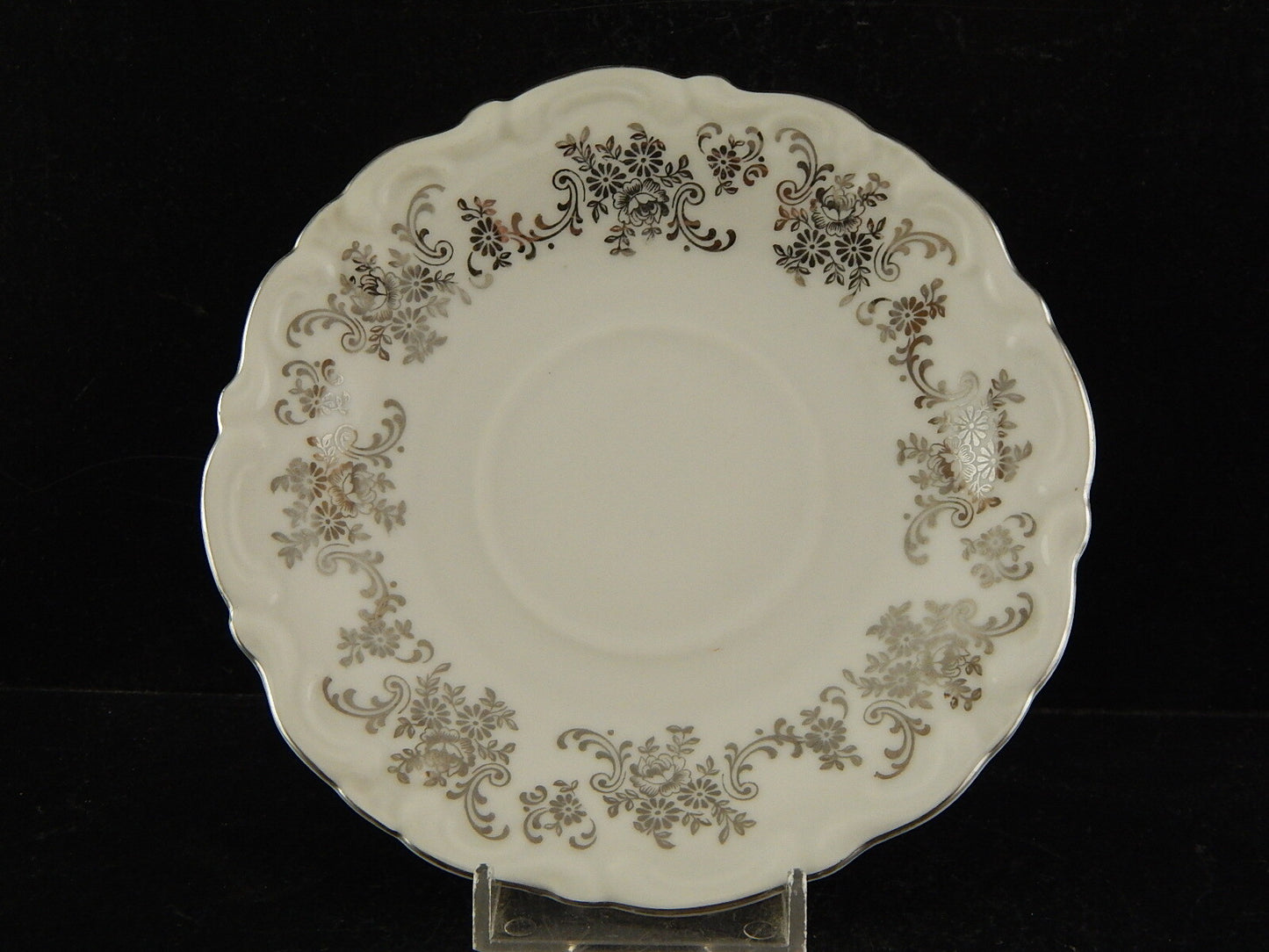 ANTICA ART DECO PREZIOSA TAZZA TE' PORCELLANA ARGENTO 925 WINTERLING BAVARIA