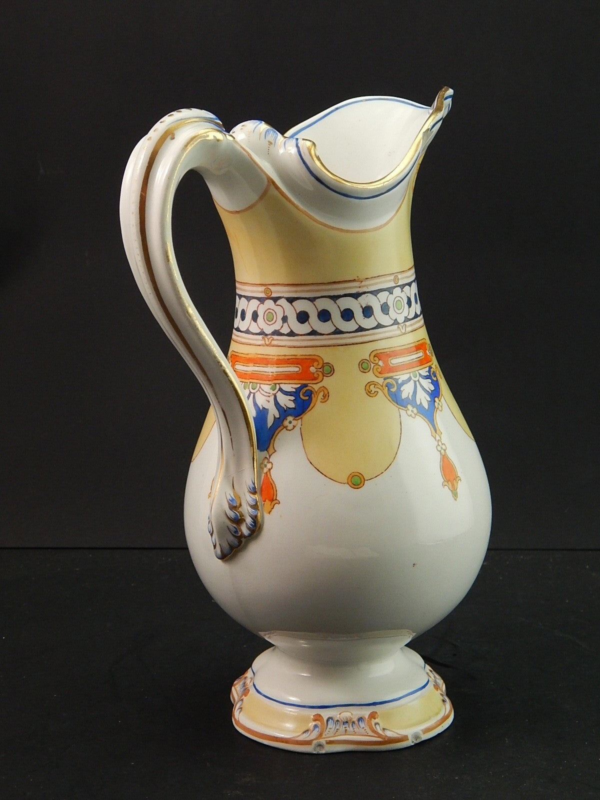 ANTICA CARAFFA BROCCA SEMI PORCELLANA COPELAND SPODE ENGLAND META' 1800