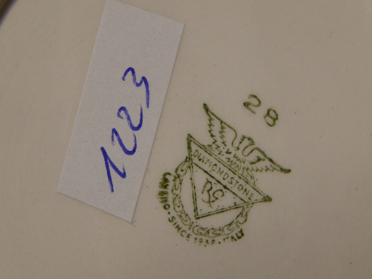 VINTAGE ZUCCHERIERA POTICHE CERAMICA RICHARD GINORI LAVENO DIAMONDSTONE FLOREALE