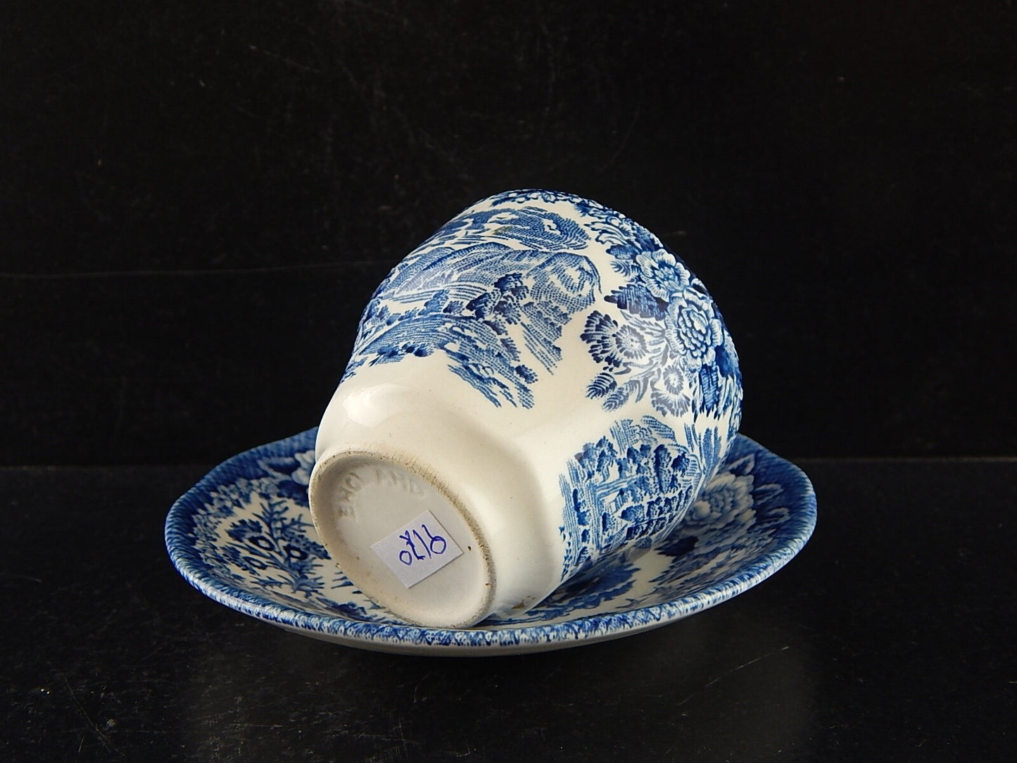 ANTICA RARA TAZZINA CAFFE' SEMI PORCELLANA ENOCH WEDGWOOD COLLEZIONE WOODLAND ##