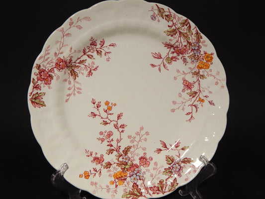 ANTICO VASSOIO PIATTO PORTATA ROTONDO BOOTHS WASHINGTON SEMI-PORCELLANA INGLESE