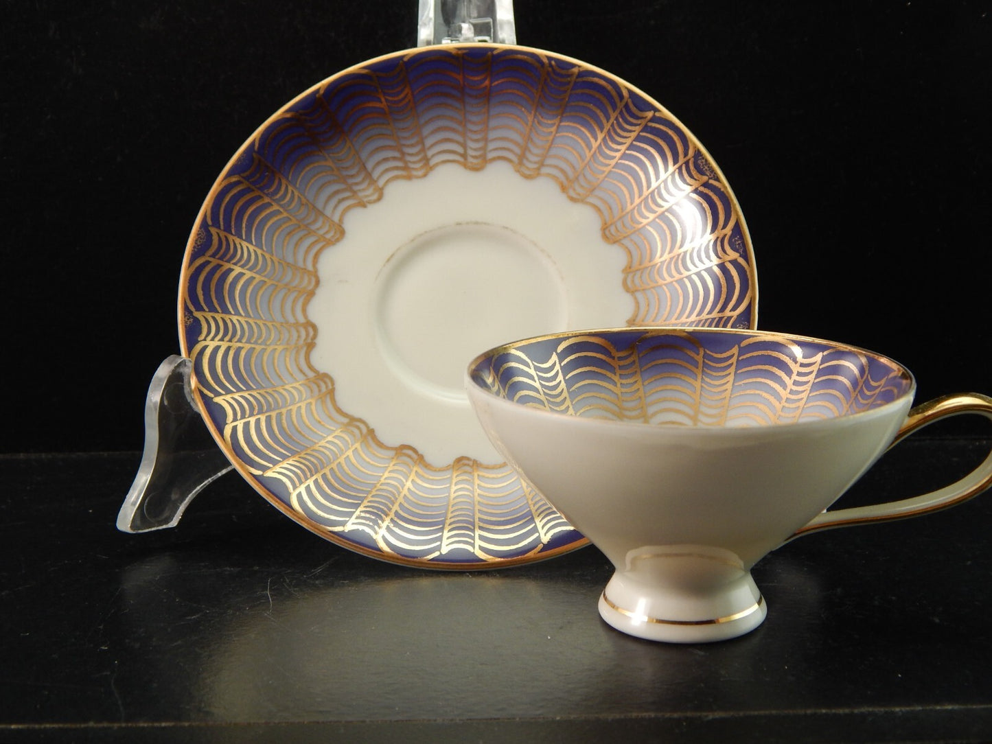 ANTICA ART DECO' TAZZINA CAFFE' PORCELLANA VOHENSTRAUSS BAVARIA JOHANN SELTMANN