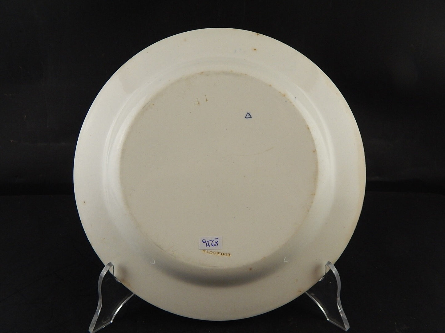 ANTICO COLLEZIONE RARISSIMO PIATTO PORCELLANA WEDGWOOD META' 800 VITTORIANO #