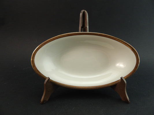 ANTICA RAVIERA VASSOIO OVALE IMPERO PORCELLANA RICHARD GINORI DOCCIA DEL 1939