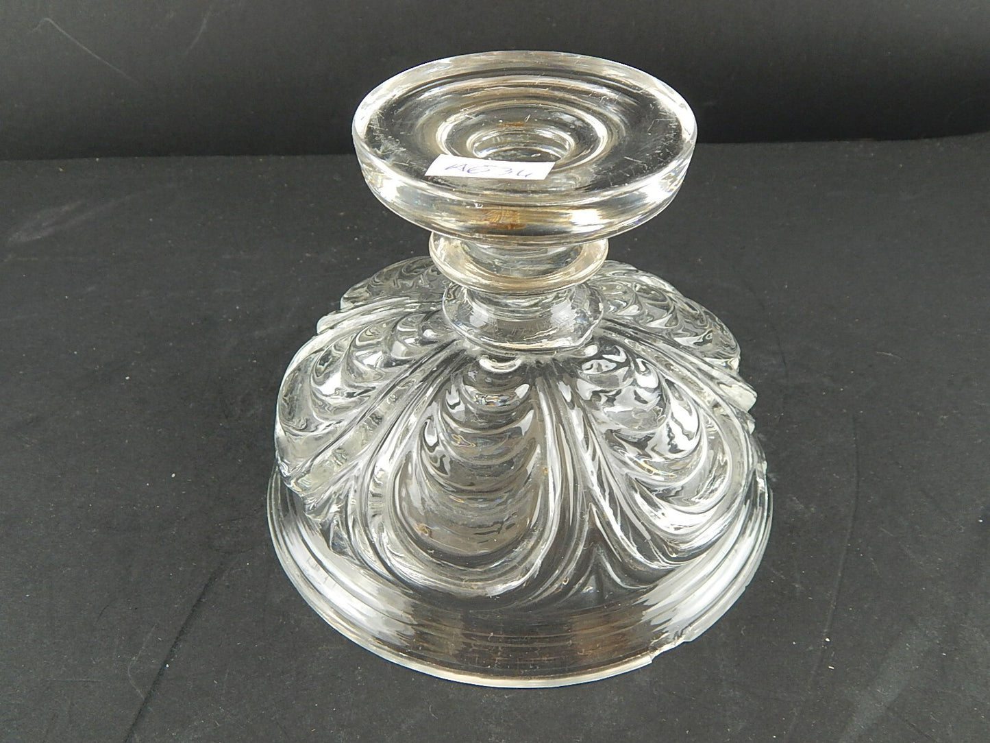 ANTICA PRIMO 800 ORIGINALE PREZIOSO PORTA BONBONS CENTROTAVOLA IN VETRO DIFETTO